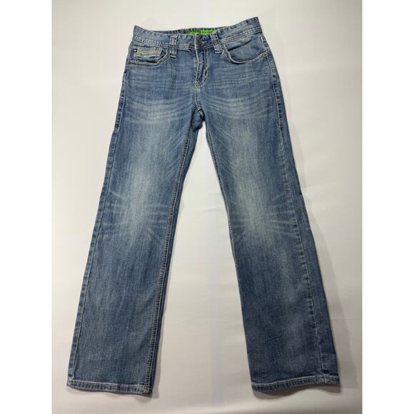 Rock & Roll Denim Other - Rock & Roll Denim Mens Pistol Regular Straight Leg Blue Denim Jeans - Size 30x30